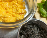鶏むね肉と玉子の塩こんぶ炒め作り方3写真