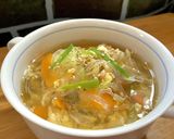 春雨とたっぷり野菜の中華スープ作り方5写真