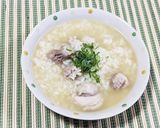 アジアン粥★鶏もも肉で参鶏湯風韓国お粥作り方6写真
