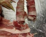 種蔵みょうがの肉巻き作り方2写真
