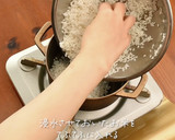 銅鍋で作る 栗とぎんなんの炊き込みごはん作り方8写真
