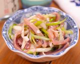 イカの塩辛☆激旨アレンジ☆ネギごま油☆作り方3写真