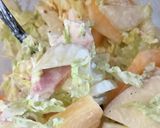 白菜と柿で秋のデリ風サラダ作り方4写真