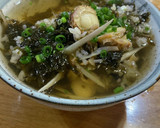 バラ海苔と帆立炊き込みご飯　締めは茶漬け作り方6写真