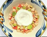 冷凍アボカドとカニカマとチキンの漬け丼作り方5写真