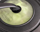 調味料1つ！熱々とろ〜厚揚げそぼろ煮作り方5写真