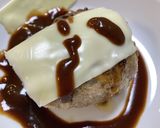レンジで簡単やわらかジューシーハンバーグ作り方14写真