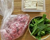 豚ニラ豆腐のチャンプルー作り方1写真