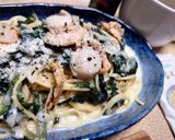 帆立の草兵衛さん〜帆立のクリームパスタ〜作り方10写真