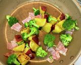 さつまいもとベーコンの甘辛バター作り方3写真