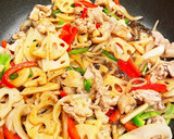蓮根と豚肉の甘辛炒め作り方8写真