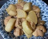 自家製干し大根と鶏の煮物作り方3写真