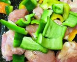 鶏肉の野菜炒め●鶏もも肉のキャベツ炒め作り方2写真