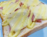 簡単激うま※ハムチーズマヨトースト作り方4写真