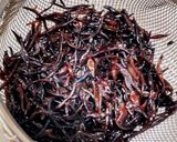 芽ひじきで簡単に♪梅ひじき！おにぎりも♡作り方1写真