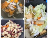 秋野菜たっぷり!お味噌味!我が家の豚汁作り方3写真