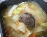 秋野菜たっぷり!お味噌味!我が家の豚汁作り方4写真