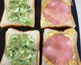 アボカドとたまごとハムのサンド作り方5写真