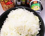 山盛りキャベツのグリーンカレー作り方1写真