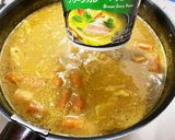 山盛りキャベツのグリーンカレー作り方3写真