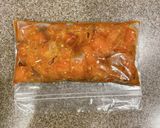 味噌だれ漬けサーモンアボカド丼作り方1写真