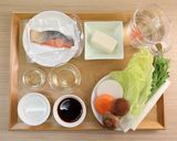 介護食 寄せ鍋(鮭入り)作り方1写真