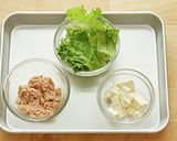 かぼちゃとツナのオープンサンド作り方2写真