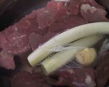 牛肉と春雨入りコムタン作り方2写真