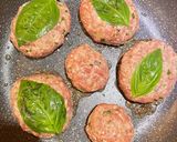 バジルハンバーグ作り方7写真