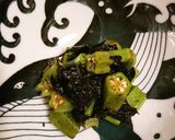 オクラ韓国のり和え作り方4写真