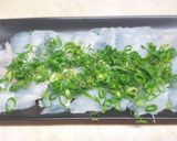 ヒラメの中華風担々カルパッチョ作り方1写真