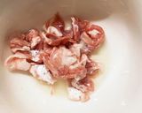 簡単きな粉豚キムチ味豚こま大根青椒肉絲風作り方1写真