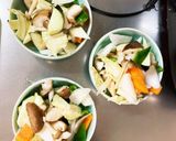 簡単きな粉梅照り味豚こま大根青椒肉絲風作り方11写真