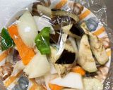 簡単きな粉梅照り味豚こま大根青椒肉絲風作り方12写真