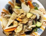 簡単きな粉豚キムチ味豚こま大根青椒肉絲風作り方14写真