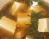 【温活】生姜香る♩豆腐入りニラ玉スープ作り方3写真