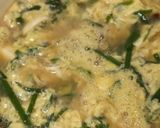 【温活】生姜香る♩豆腐入りニラ玉スープ作り方4写真