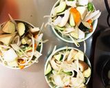 肉無チクワコク旨クリーム焼きそば味野菜炒作り方11写真