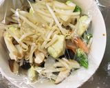 肉無チクワコク旨簡単豚骨醤油味野菜炒め作り方12写真
