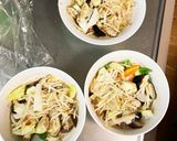肉無チクワコク旨簡単豚骨醤油味野菜炒め作り方13写真