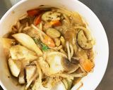 肉無チクワコク旨クリーム焼きそば味野菜炒作り方18写真