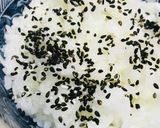 毎日のしろごはん●ゴマしお＆海苔ごはん作り方1写真