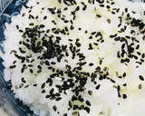毎日のしろごはん●ゴマしお＆海苔ごはん作り方1写真