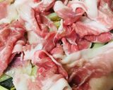 豚こまぎれ肉&ジャガイモのレモンバジル炒作り方2写真