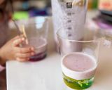 子どもとの朝食に*苺ジュース作り方4写真