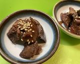 *大豆アレルギーの為の鶏レバーの佃煮風*作り方4写真