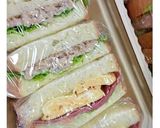 ベーコンエッグレタスサンドイッチ作り方7写真