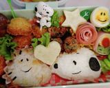 秋の遠足お弁当　スヌーピー♪作り方1写真