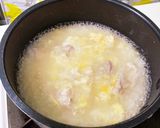 鶏肉と卵の雑炊作り方7写真