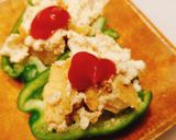 簡単！ヴィーガンのピーマン肉詰作り方7写真